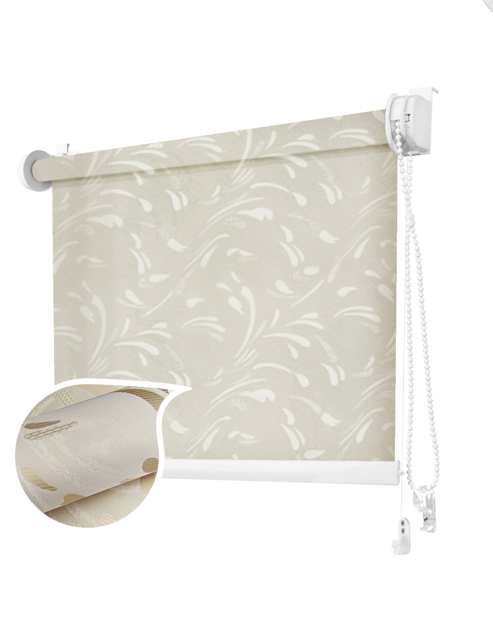 

Ролета тканевая ROLLOTEX Champagne Mini 71х150 см Beige