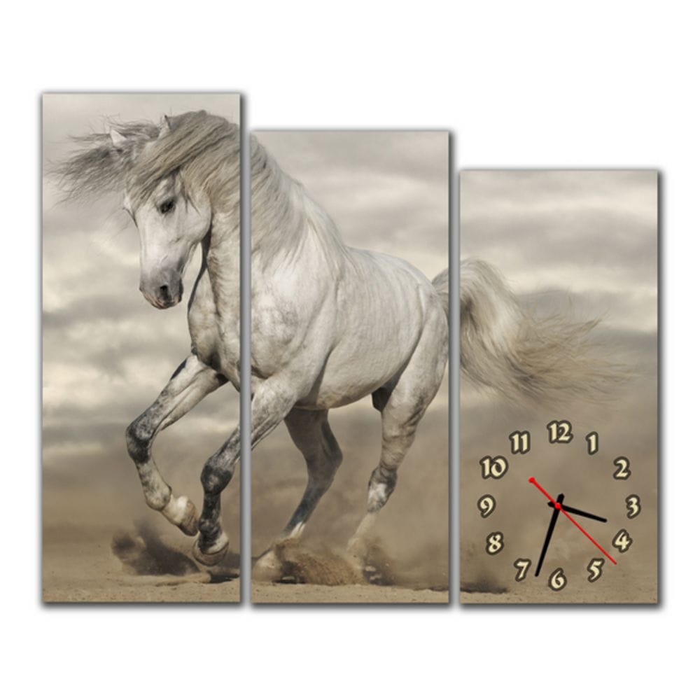 

Модульные настенные часы IdeaClock Лошадь