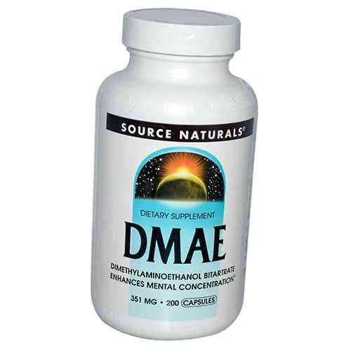

Диметиламиноэтанол, DMAE, Source Naturals 200капс (72355009)