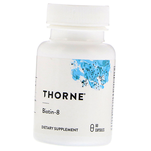 

Биотин, Biotin-8, Thorne Research 60капс (36357077)