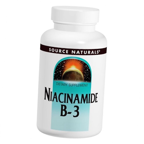 

Никотинамид, Niacinamide B-3 100, Source Naturals 250таб (36355044)