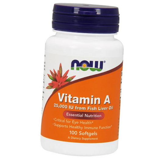 

Now Foods Vitamin A 25000 100гелкапс (36128044)