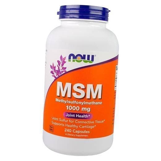 

МСМ, Метилсульфонилметан, MSM 1000, Now Foods 240вегкапс (03128005)