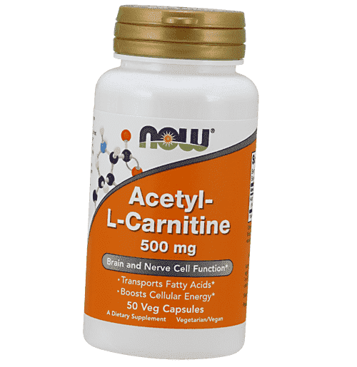 

Ацетил L Карнитин, Acetyl L-Carnitine 500, Now Foods 50вегкапс (02128006)
