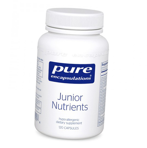 

Мультивитамины без железа для детей, Junior Nutrients, Pure Encapsulations 120капс (36361021)