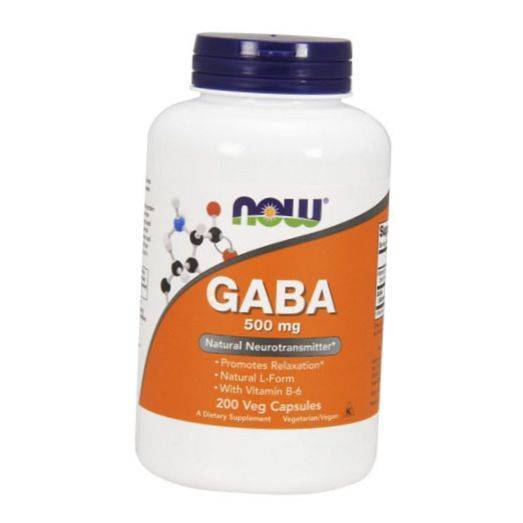 

Гамма-аминомасляная кислота, Gaba 500, Now Foods 200вегкапс (72128047)