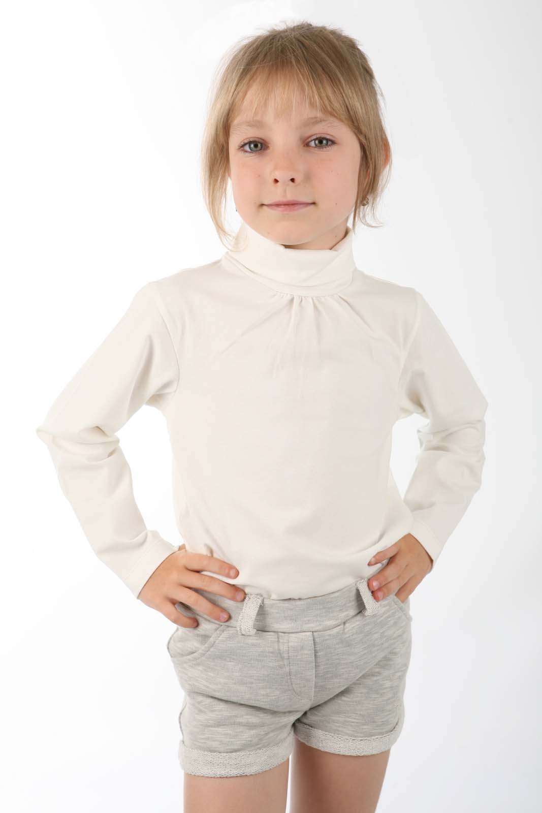 

Гольф дитячий стрейч кулір N.EL. 403-15 р60 110см молочный 28079