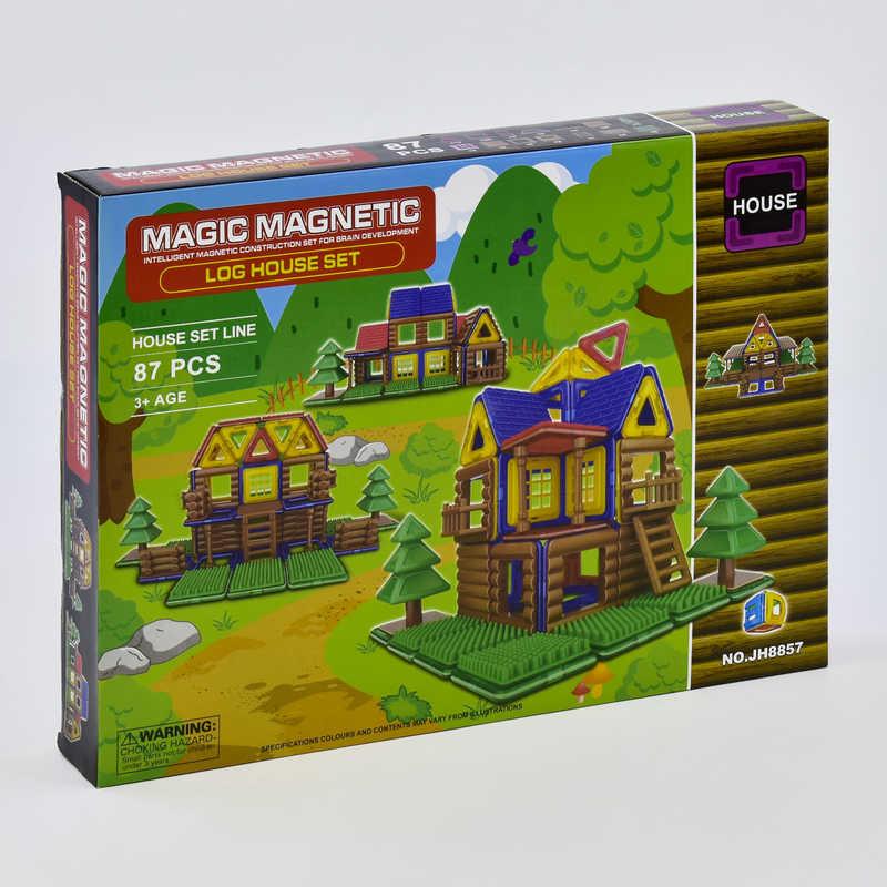 

Конструктор магнитный Magic Magnetic JH 8857 Коттедж, 87 деталей