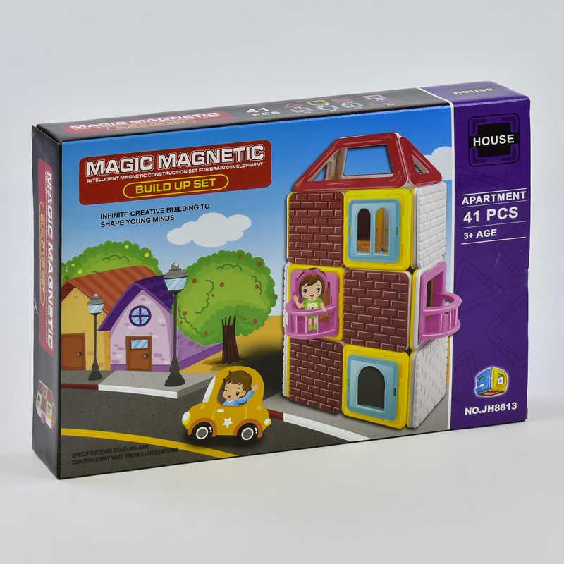 

Конструктор магнитный Magic Magnetic JH 8813 Домик, 41 деталь