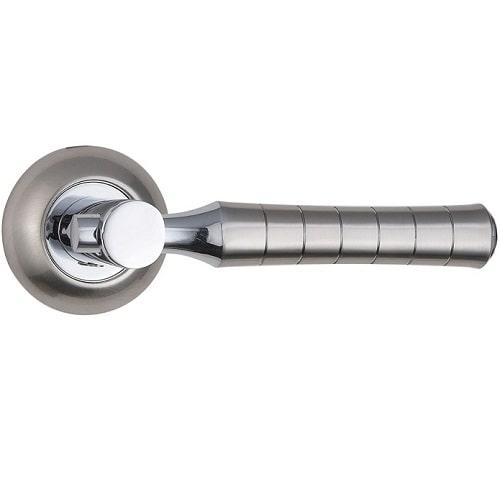 

Ручка дверная Siba Pisa Z21 0 22 07 никель матовый/хром