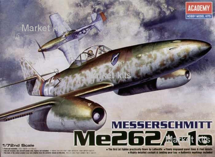 

Реактивный истребитель Me 262А-1а 1:72 ACADEMY (AC12410)