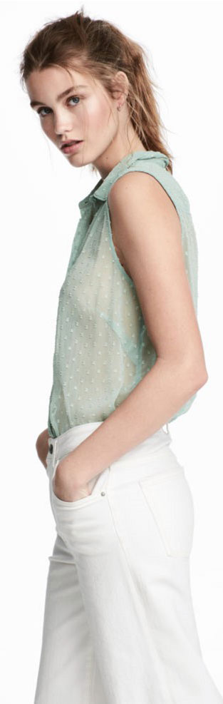 

Блузка H&M 0510014 42 Мятная