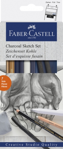 

Набор для скетча Charcoal 7предм. Faber-Castell