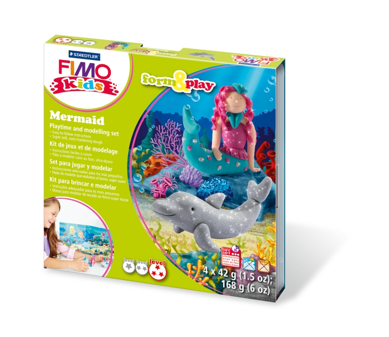 

Набор пластики Fimo Kids Русалка 4х42г