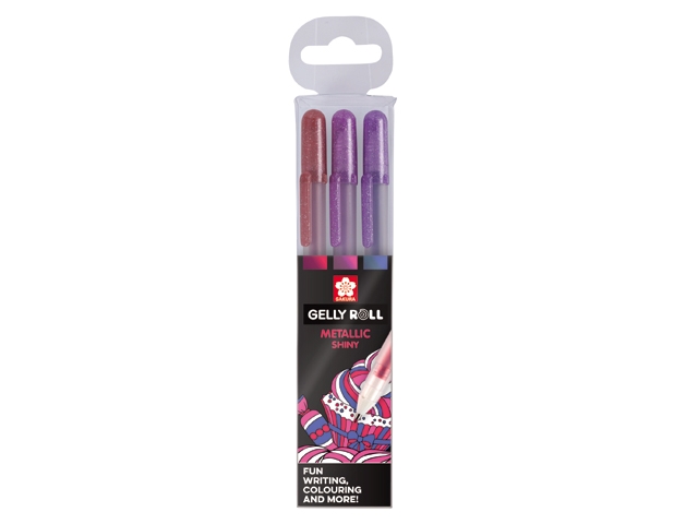 

Набор гелевых ручек Sakura Metallic Sweet 3цв.
