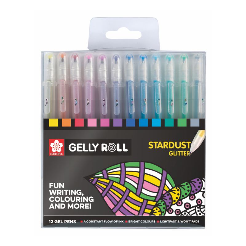 

Набор гелевых ручек Sakura Gelly Roll Stardust 12цв.
