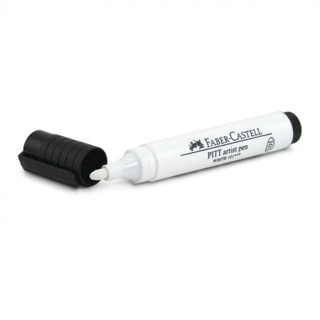 

Маркер PITT BIG белый 2.5мм Faber-Castell