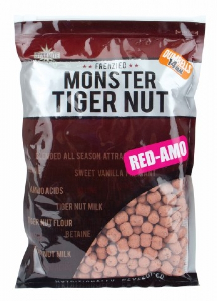 

Бойлы Dynamite Baits Monster Tiger Nut Red-Amo дамбелсы 14mm 1кг