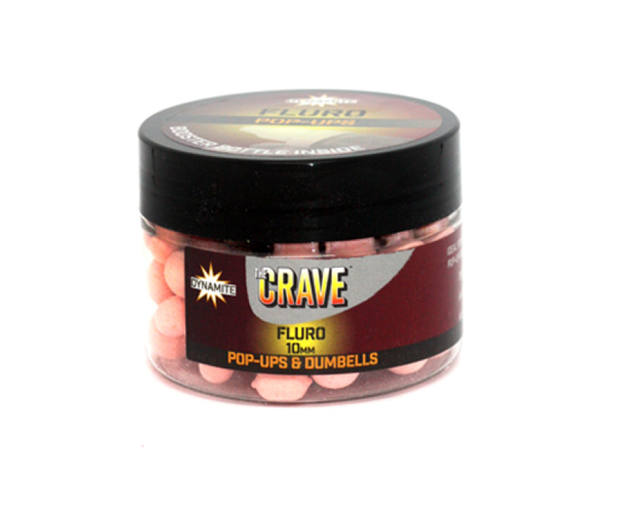 

Бойлы Dynamite Baits The Crave Pop-Up Fluro Pink 10мм/100г