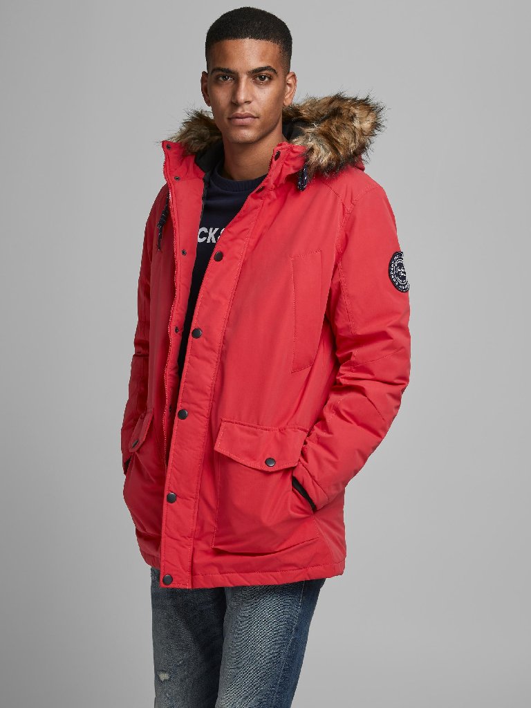 

Куртка мужская Jack&Jones 12174383 Scarlet  Красный, Куртка мужская Jack&Jones 12174383 Scarlet XL Красный