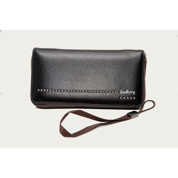 

Мужской кошелек BAELLERRY Business Mens Wallet портмоне 60861 черный - 60861