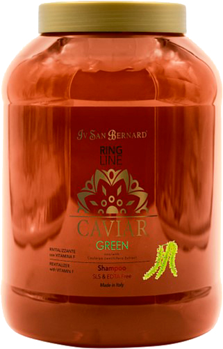 

Шампунь GREEN Caviar, мягкая очистка и питание, экстракт зелёной икры, омега-3 3 л