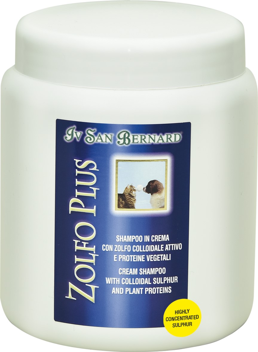 

Шампунь Iv San Bernard для собак и кошек Mineral Plus Zolfo с коллоидной серой и растительными белками 1 л (0213 NSHAZOL1000)