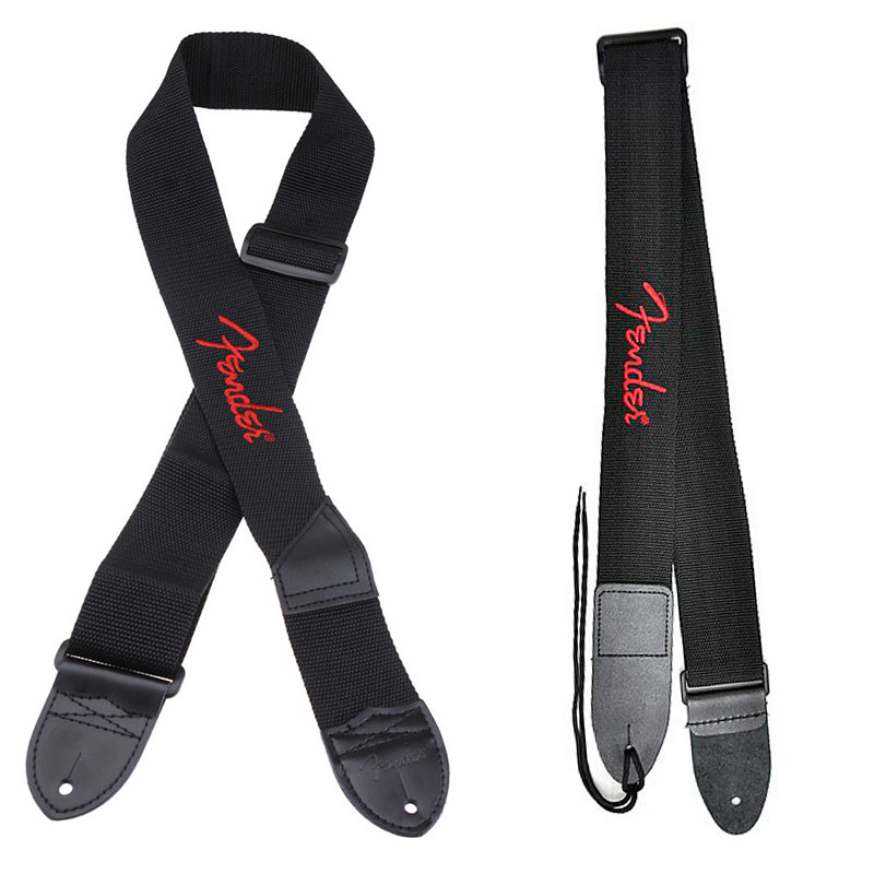 

Ремень для гитары Fender STRAP 2 BLACK RED LOGO