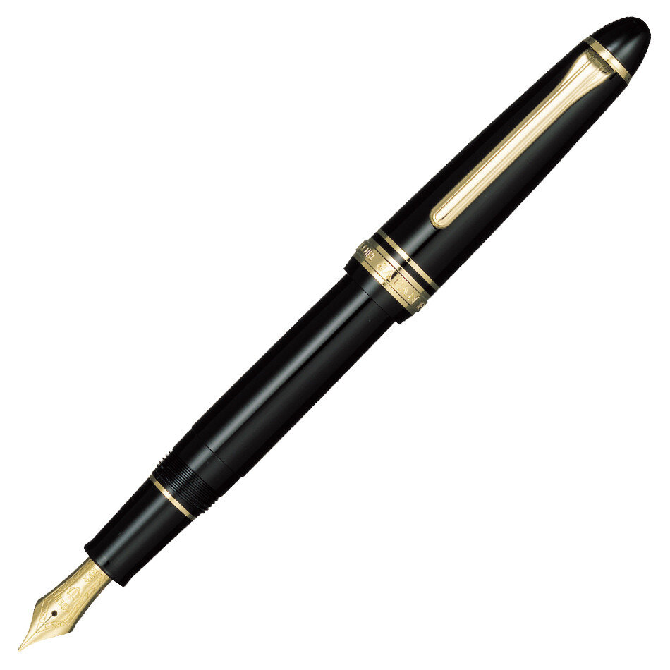 

Элитная перьевая ручка Sailor 1911 Standard тонкое перо (F) чёрный корпус