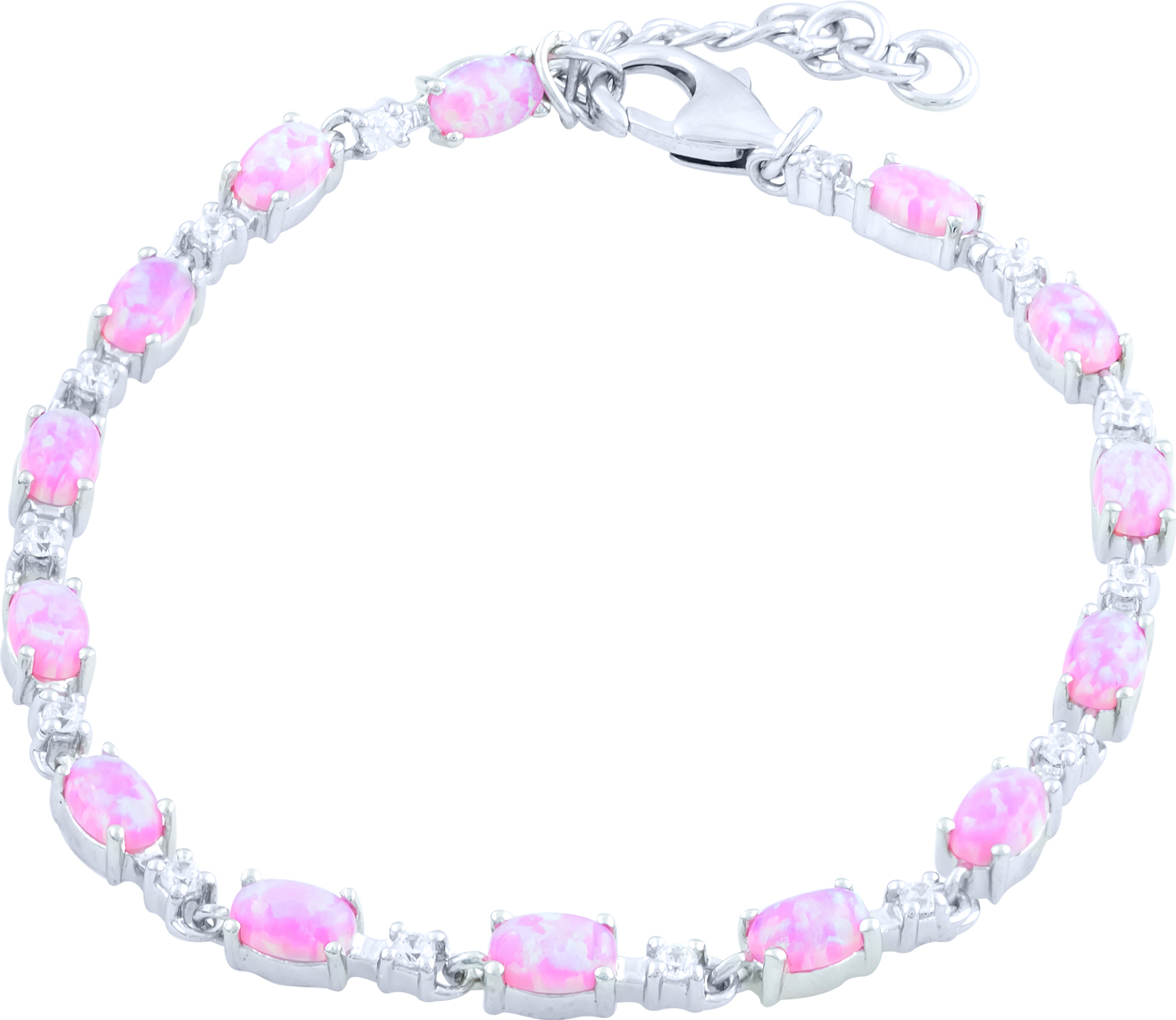 

Серебряный браслет SilverBreeze с опалом 1842997 1720 размер, 17-20см размер