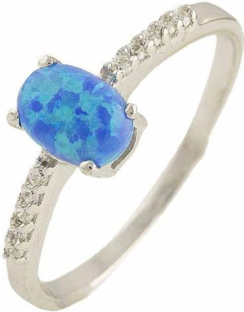

Серебряное кольцо SilverBreeze с опалом 0566238 18.5 размер, 18.5 размер