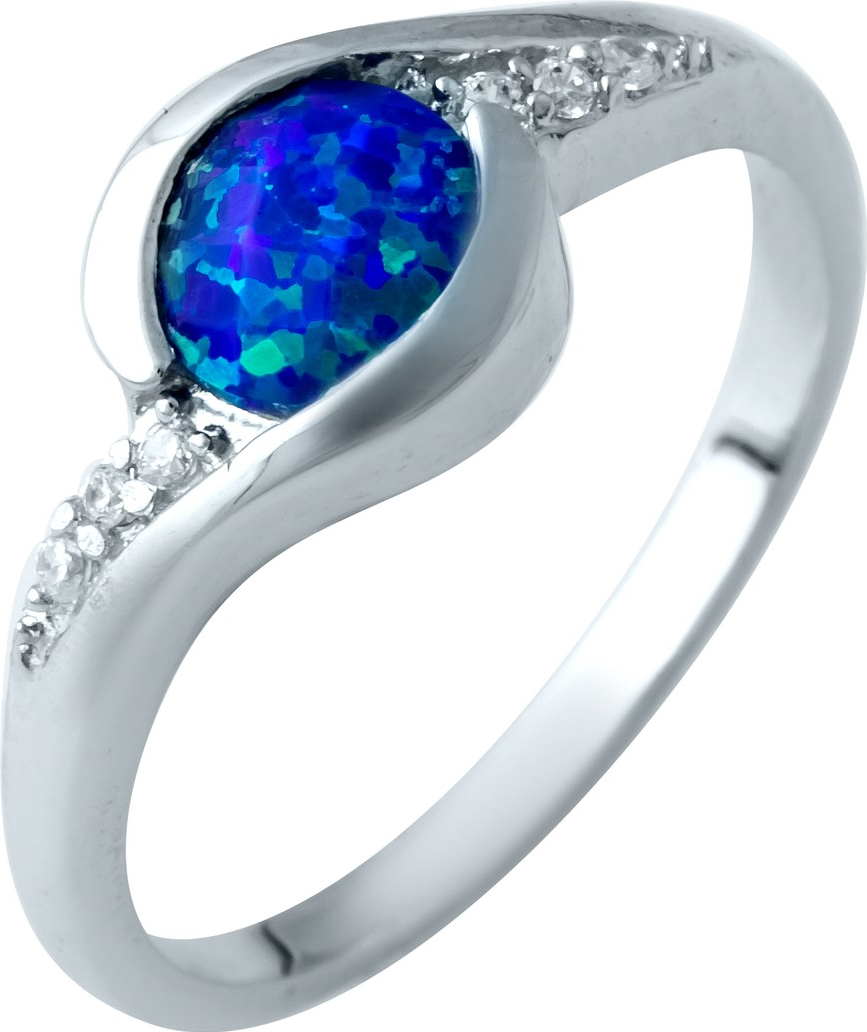 

Серебряное кольцо SilverBreeze с опалом 1921906 18 размер, 18 размер