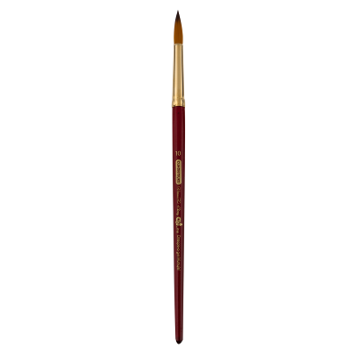

Пензель ZiBi Синтетичний Cherry 6970 круглий коротка ручка ART Line 10