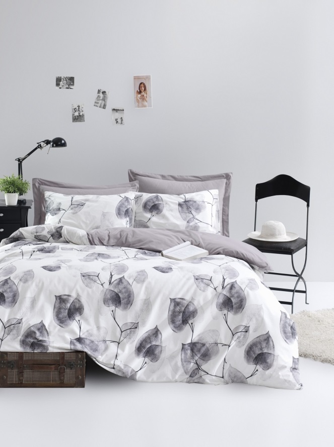 

Комплект постельного белья Lotus Home Perfect Ranforce Crosby 160x220 Серый (svt-2000022267090)