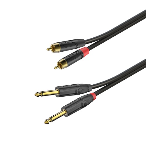 

Готовый аудиокабель Roxtone GPTC200L15, Jack - RCA, 2x2x0.22, 1.5 м