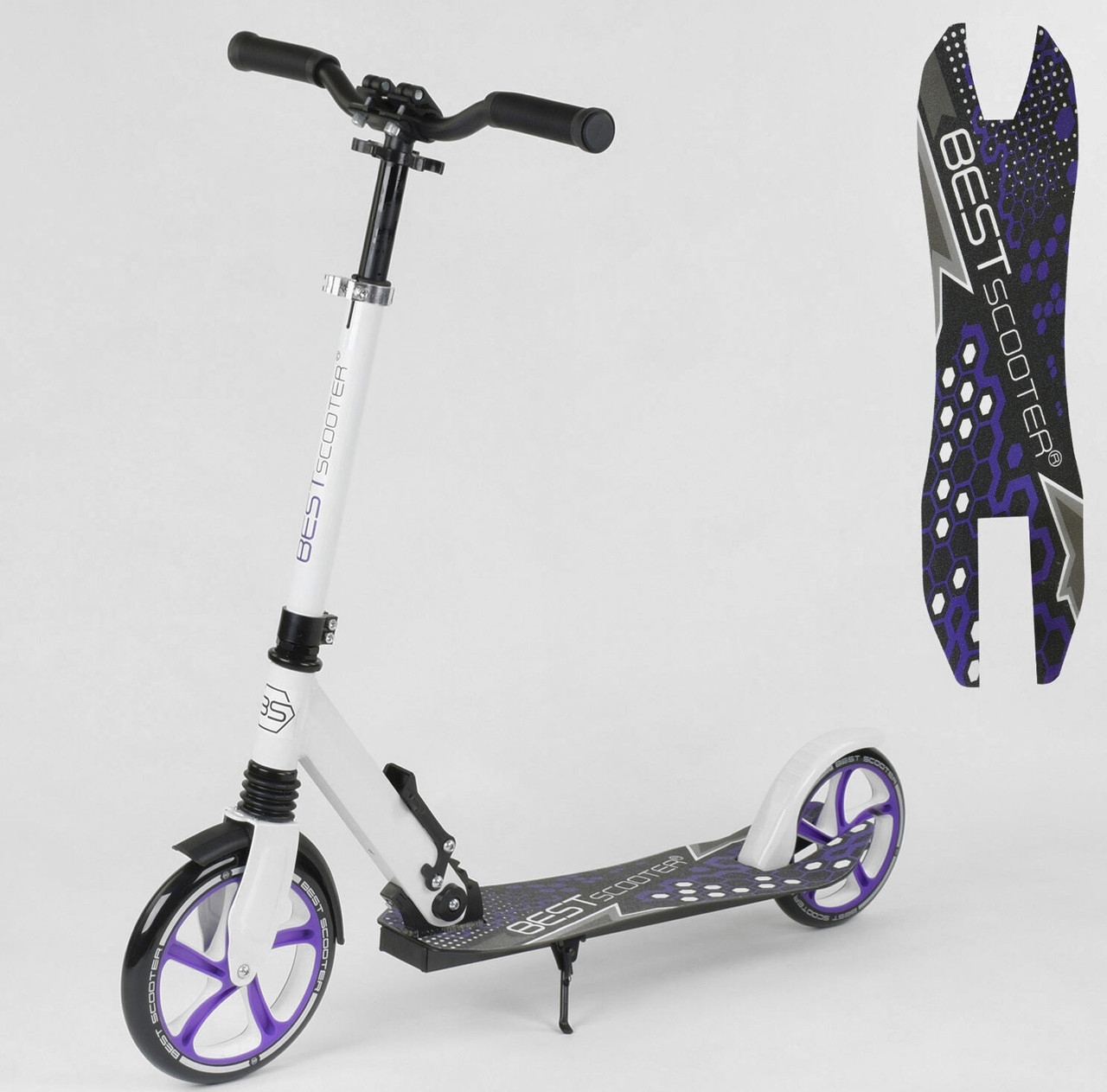 

Самокат двухколесный 91458 "Best Scooter" Белый