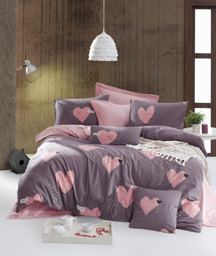 

Комплект постельного белья Lotus Home Perfect Ranforce Hearts 160x220 (svt-2000022267199)