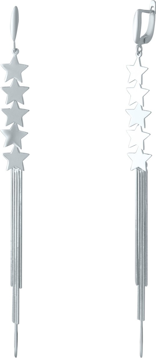 

Серебряные серьги SilverBreeze без камней 2001980, размер
