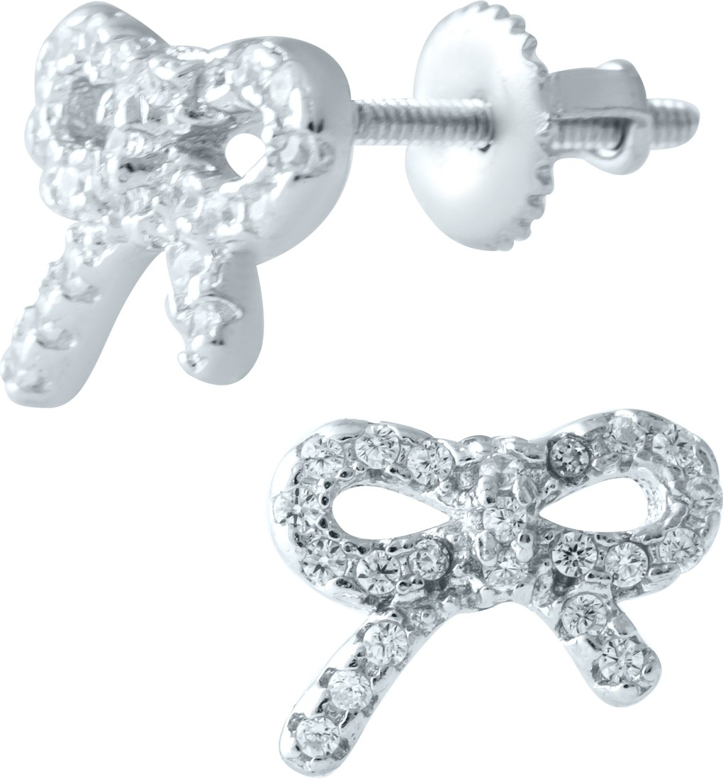

Серебряные серьги SilverBreeze с фианитами 1913581, размер