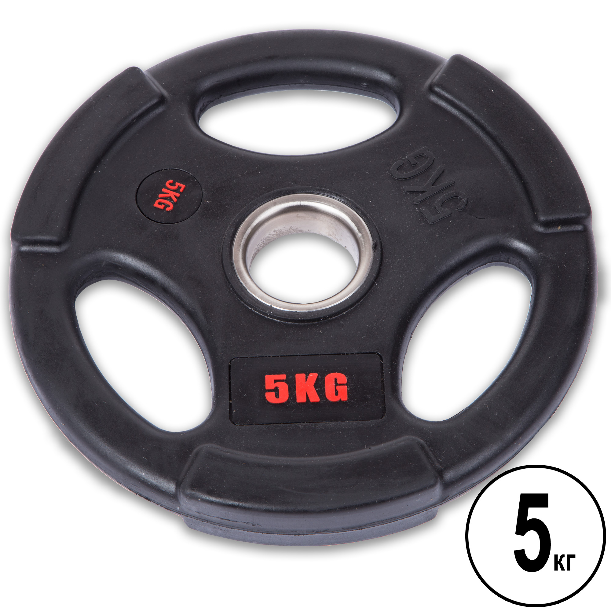 

Блины (диски) обрезиненные Life Fintess d-51мм 5 кг SC-80154B-5