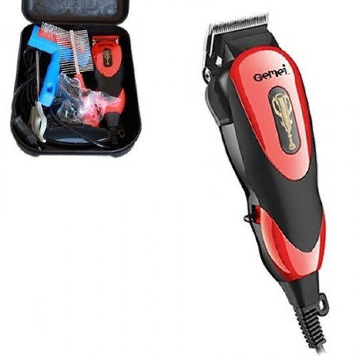 

Профессиональная машинка для стрижки животных вычесывания Gemei GM-1023