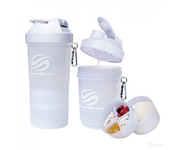 

Шейкер SmartShake Original2Go 600 мл NEON White (365901)