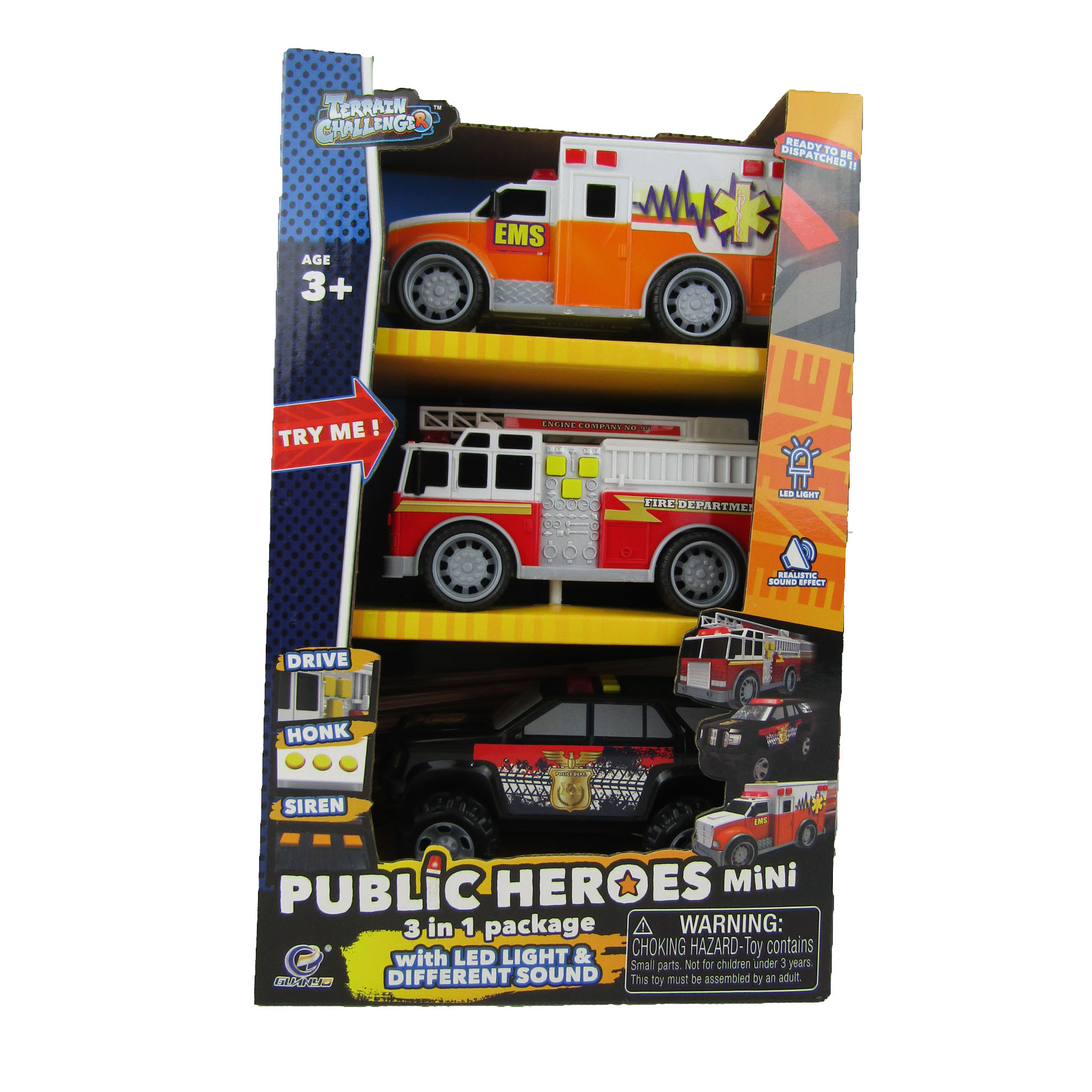 

Набор машин «Спецслуждбы» A-Toys (GY71123)