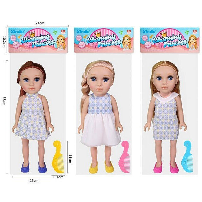 

Музыкальная кукла с расческой 3 вида A-Toys (15002A)