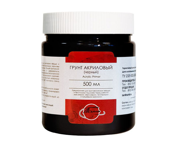 

Грунт Таир акриловый черный 500 мл (1305402)