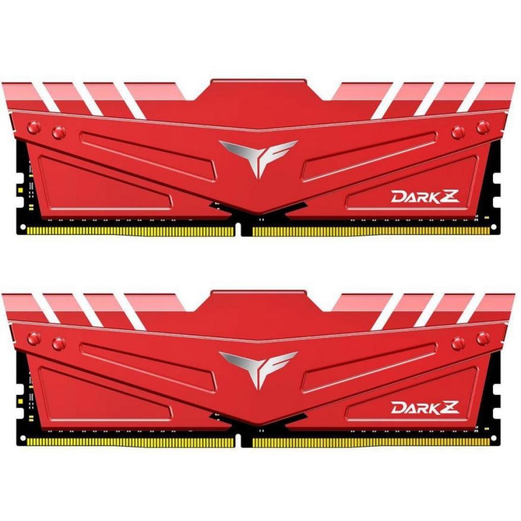 

Модуль пам&яті для комп&ютера DDR4 16GB (2x8GB) 3000 MHz T-Force Dark Z Red Team (TDZRD416G3000HC16CDC01)