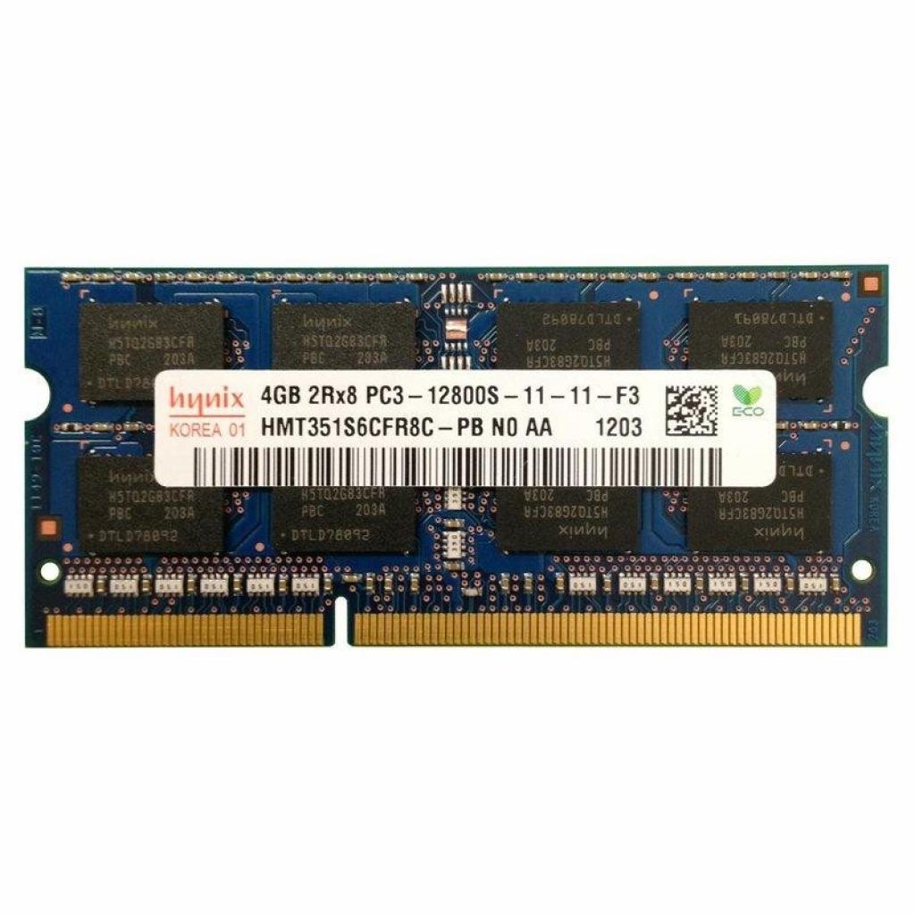 

Модуль пам&яті для ноутбука SoDIMM DDR3 4GB 1600 MHz Hynix (HMT351S6CFR8C-PB)