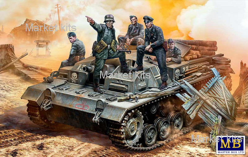 

Немецкий экипаж бронетехники Второй мировой войны 1:35 Master Box (MB35208)