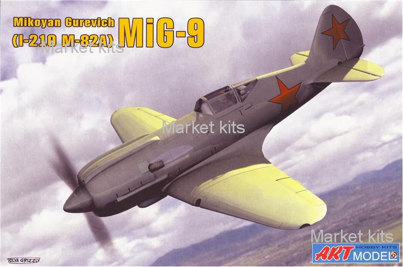 

Пластиковая модель самолета И-2109(Миг-9) 1:72 ART Model (ART7207)