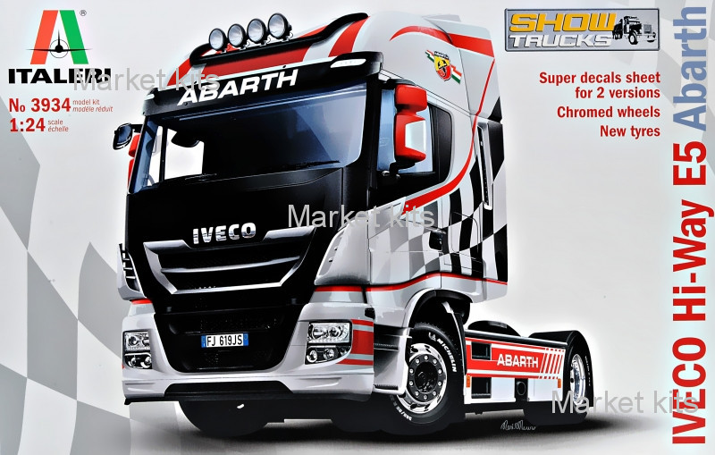 

Магистральный тягач Iveco Hi-Way E 5 "Abarth" 1:24 ITALERI (IT3934)